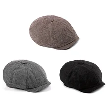 Спортивные Гольф кепки для бега берет для женщин и мужчин винтажный Британский Стиль Регулируемая дышащая восьмиугольная шляпа уличная шляпы для путешествий