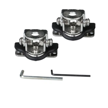 

2pcs Holder Engine Excavator LED Work Light Stainless Steel Trucks Auto Car Hood Rotatable Universal Offroad Vehicles Anti-rust