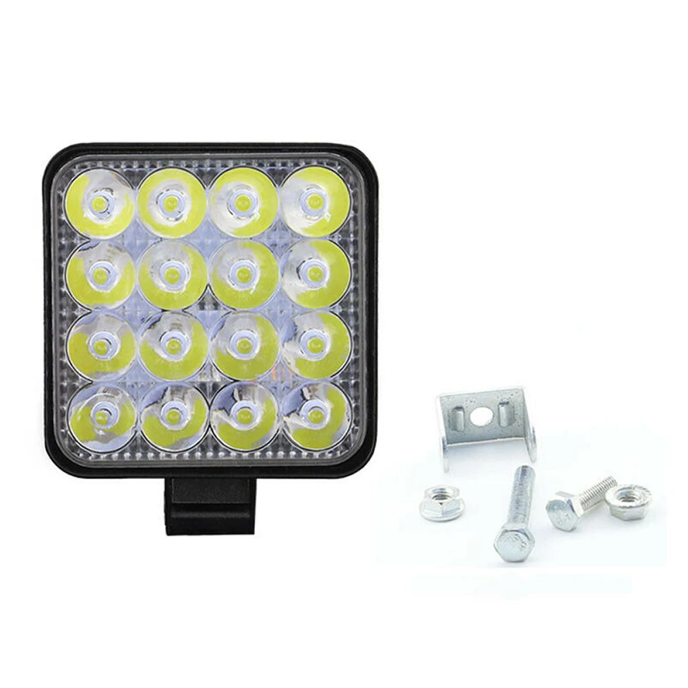 

48W LED Car Work Light Flood Spot Driving Lamp for Truck Trailer SUV Off Road Boat 12V 24V 4WD Car Led Driving Light Work Lamp