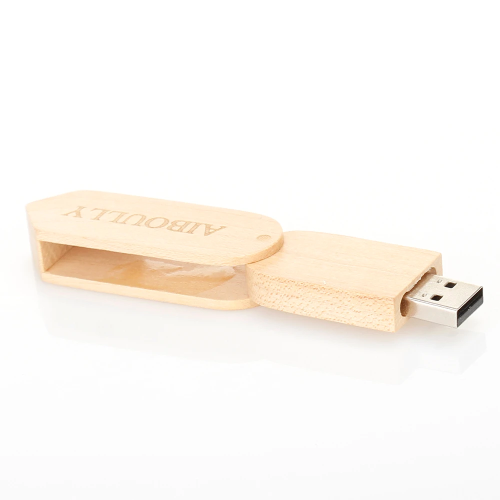 Usb flash drive 64GB wooden disk pen drive 16GB 128gb 4GB 8GB pendrive 32GB USB flash memory wedding gifts box Free custom LOGO