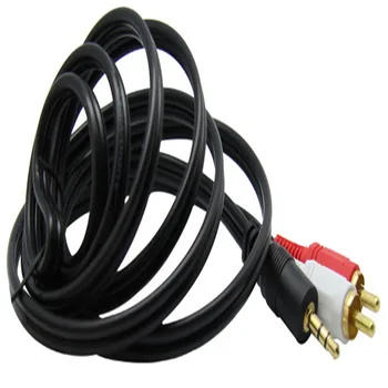 

NWORLD Hot Sell 1.5M/3M/5M Audio Line3.5mm Stereo To RCA Y CABLE FOR Speaker Amplifiers Subwoofer DVD VCD Player Theater