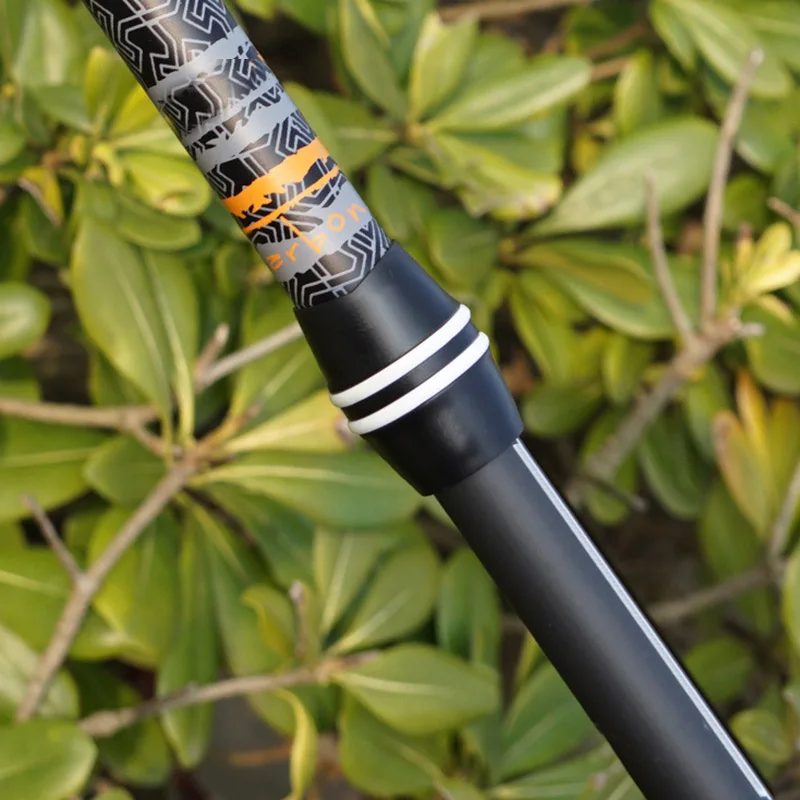 Fibra de Carbono Caminhada ao ar Bloqueio Interno Curvado Alça Trekking Pólo Livre Vara X85 t 4 Fibra de carbono bloqueio interno t curvado
