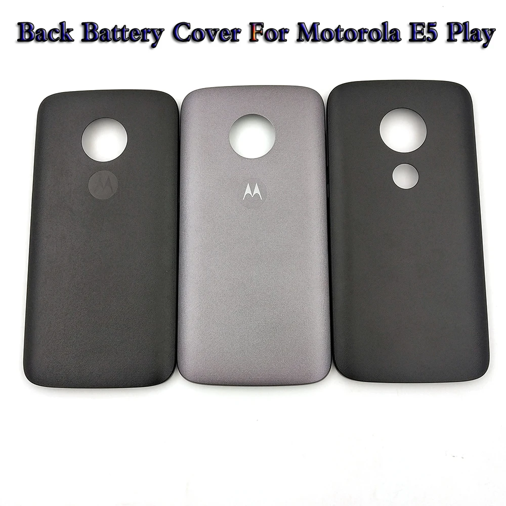 Original For Motorola Moto E5 Play Xt1921 Metal Back Battery Cover Rear