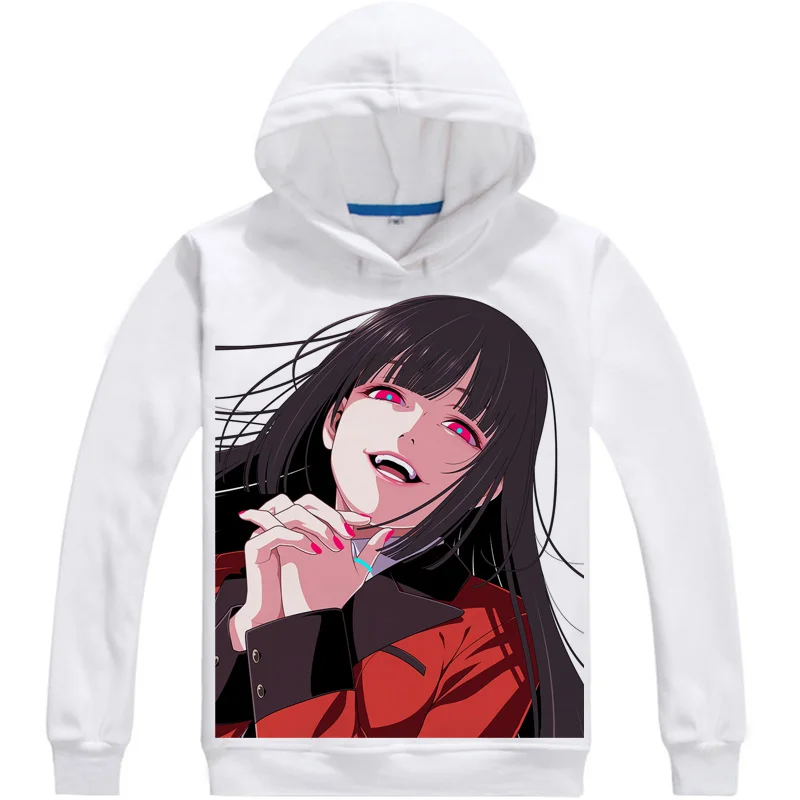 

Fashion Anime Jabami Yumeko Printed Hoodies Harajuku Casual Men Sweatshirts Fleece Pullover Hoody for Winter