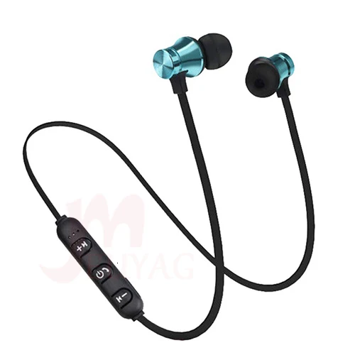 Горячие магнитные беспроводные Bluetooth наушники XT11 Музыкальная гарнитура телефон шейные спортивные наушники с микрофоном для Xiaomi IOS - Цвет: b lu