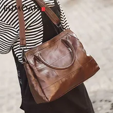 EUMOAN новая сумка-мессенджер Женская оригинальная кожаная модная сумка простая сумка на плечо большая сумка