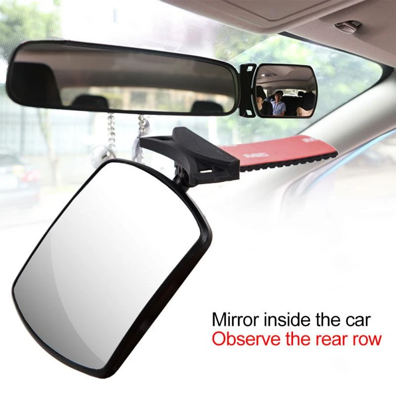 Retroviseur Interieur De Voiture Siege Arriere De Bebe Miroir De Vue Arriere Pour Enfant En Bas Age Miroir Auxiliaire Convexe Reglable Aliexpress
