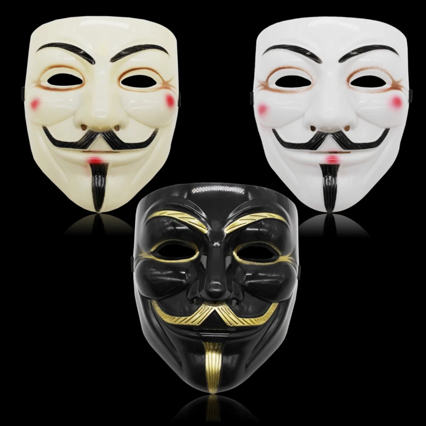 Película careta temática Joker película Cosplay V de Vendetta Hacker  máscara tipo anónimo Fawkes adultos niños navidad regalo de fiesta de  Halloween|Accesorios para disfraces| - AliExpress