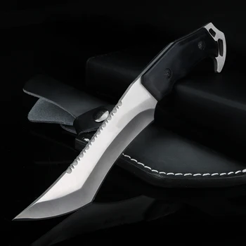 

Outdoor machete survival knife camping hunting knife multifunctional short knife field self-defense knife