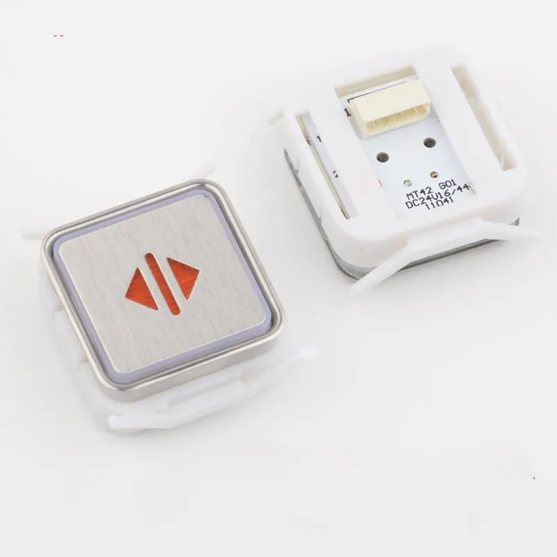 

5pcs Elevator Button MT42 Square Button Red Light BT120