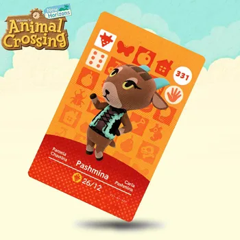 

331 Pashmina Animal Crossing Card Amiibo Cards Work for Switch NS 3DS Games