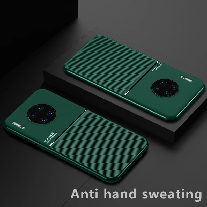 Роскошный силиконовый автомобильный Магнитный чехол для телефона Huawei Mate 30 20X10 9 8