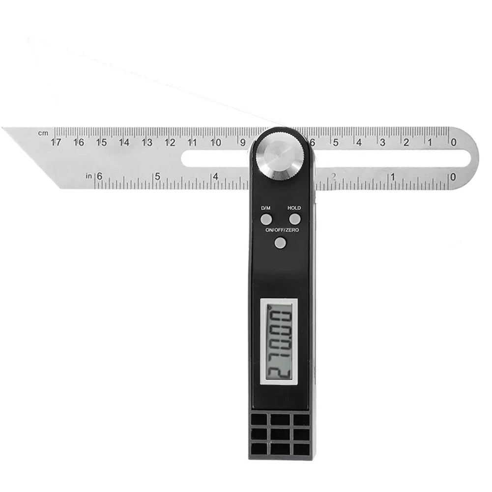  T Bevel Sliding Gauge Ruler 360 Degree Angle Finder Inclinometer Digital Protractor Stainless Steel