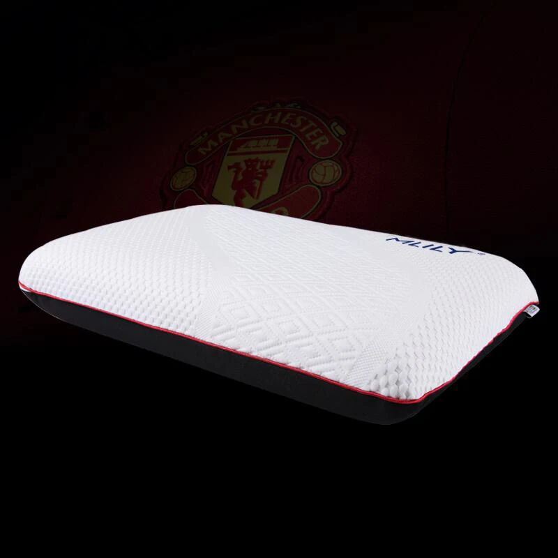 Mlily подушка из пены с эффектом памяти, Ортопедическая подушка с медленным отскоком под давлением для шейного отдела шеи, Манчестера Юнайтед, Подушка для сна