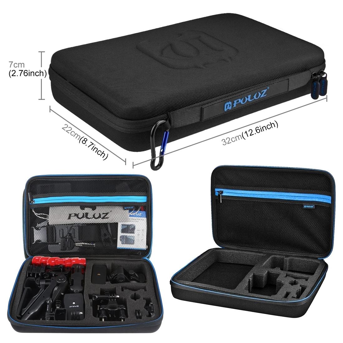  PULUZ 43 in 1 For DJI Osmo Pocket Handheld Accessories Total Ultimate Combo Kits EVA Storage Bag Ca