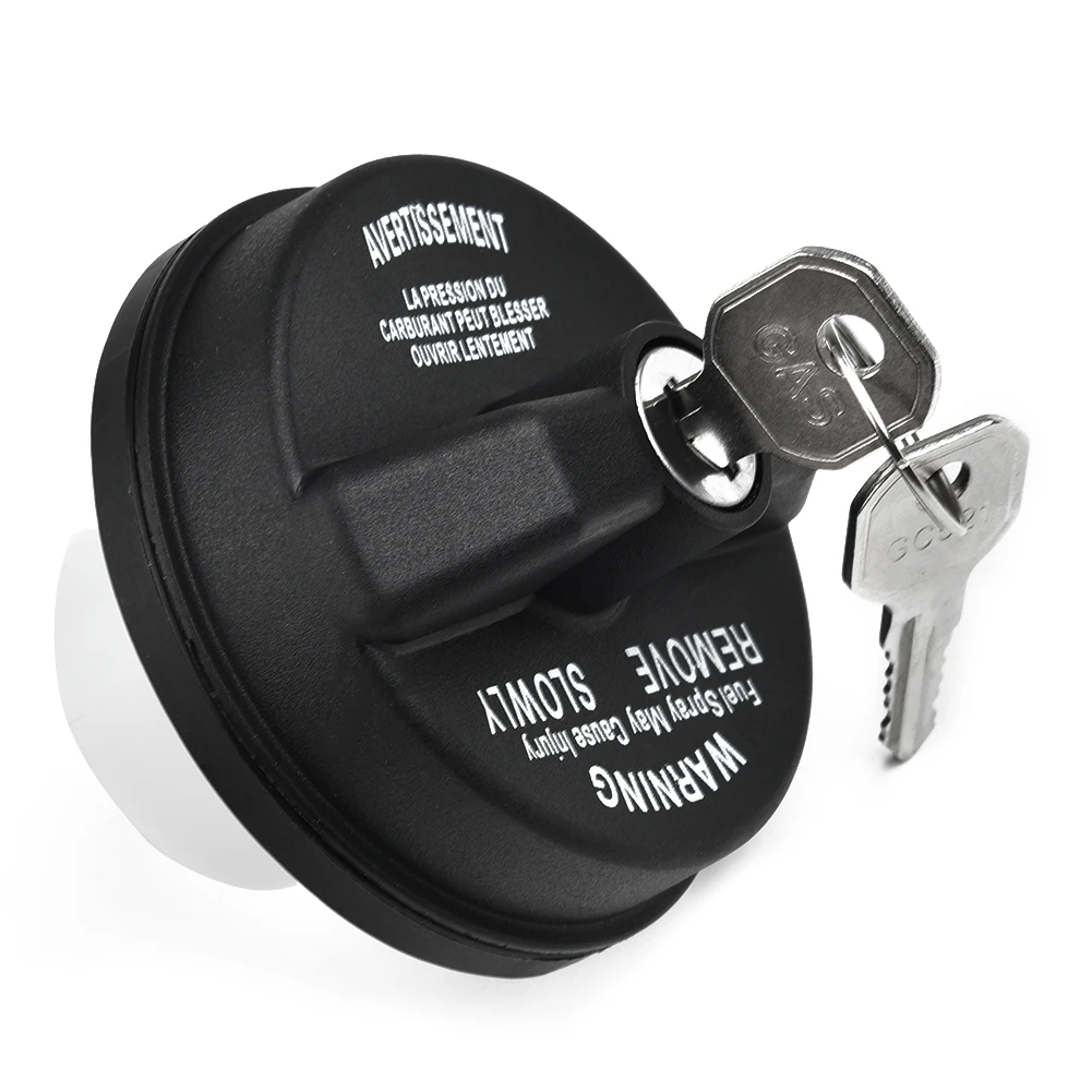 Lockable Gas Fuel Tank Cover For for Jeep for Dodge RAM 1500 2002-2013 Locking Gas Fuel Cap W/2 KEY 5278655AB 2001-16