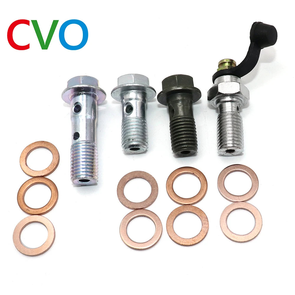 

M10*1.25 Brake Master Cylinder Oil Hose Screw Banjo Bolt Motorcycle Universal Tube Tubing Screws Bolts M10*22*1.25 M10*32*1.25