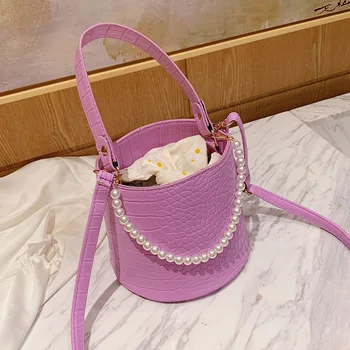 

Women's small bag 2020 popular new trendy fashion messenger bag Korean version portable bucket bag