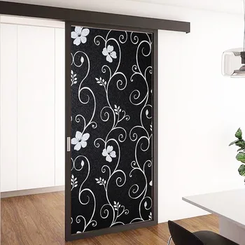 

Black Opaque Blackout Window Film Glass Sticker Sunscreen Home Glass Bedroom Film Balcony Film Self-Adhesive Insulation Decor