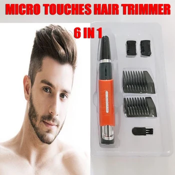 

Micro Precision Eyebrow Ear Nose Trimmer Removal Clipper Shaver Unisex Personal Electric Face Care Hair Trimer With LED Light