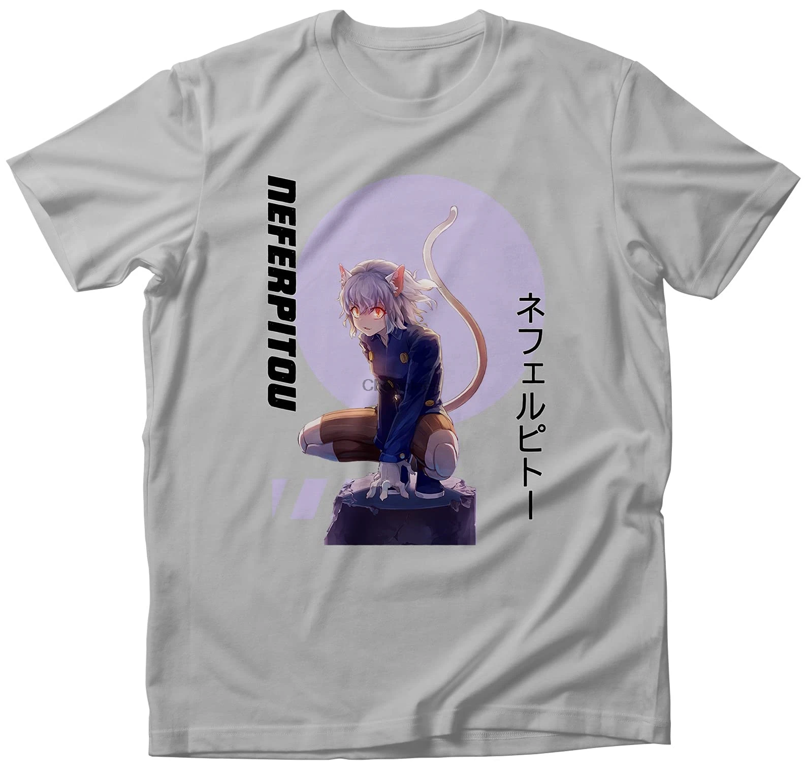 Hxh Shirt Gift for Neferpitou Fan Anime Black |