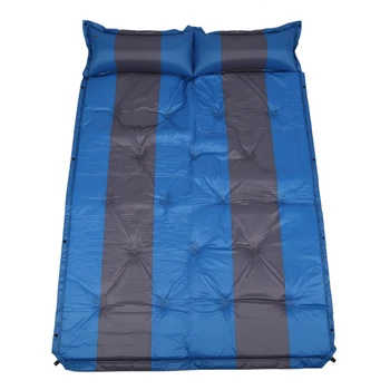 

Double Person Camping Self Inflating Sleeping Pad With Attached Pillow Lightweight Air Sleeping Pads Air Inflatable Camping Mat