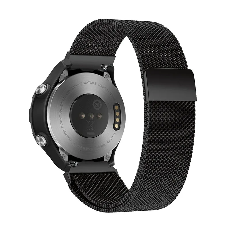 YHNUJM Смарт-часы 20 мм ремешок для huawei watch 2 ремешок для спортивных часов Миланская полоса стальной Металл huawei 2 часы