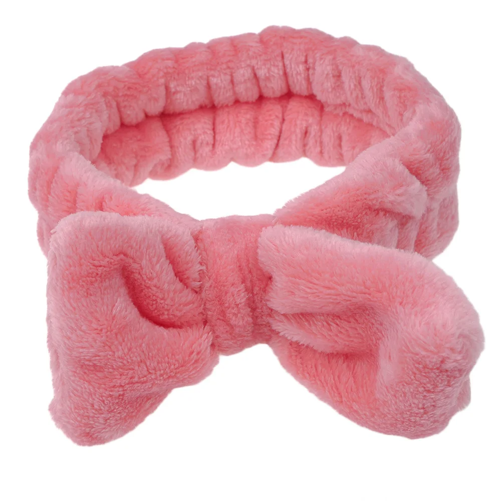 Fashion Women Headband Coral Fleece Hair Band For Wash Face Makeup Lady Bath Mask Cosmetic Hairband Soft Turban Hair Accessories hair clips for thick hair