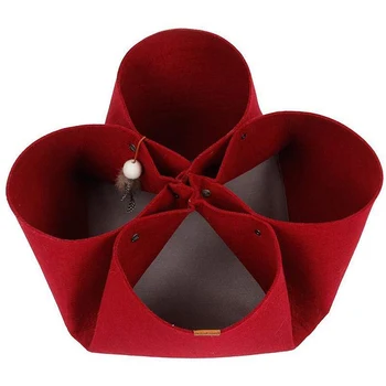 

Pet Nest Petal Flower Cat Litter Original Design Cat Bed Pet Mat Multi-Functional Cat Tunnel