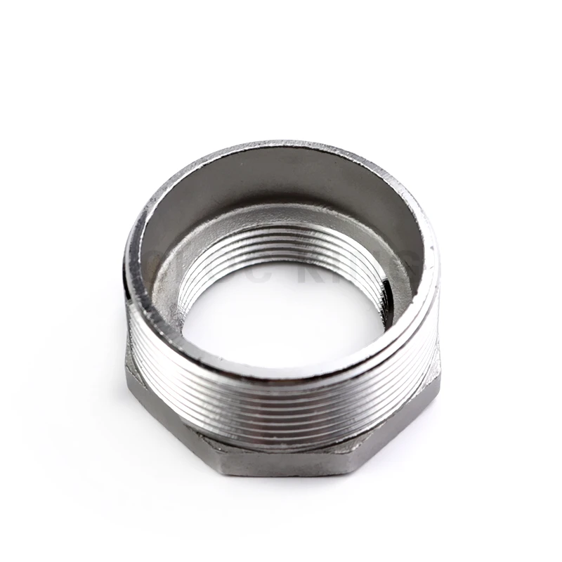 Pipe Fitting BSP 1/8 1/4 3/8 1/2 1 SS304 stainless steel Pipe Reducer Fittings Hex Reducing Bushing Male To Female Thread