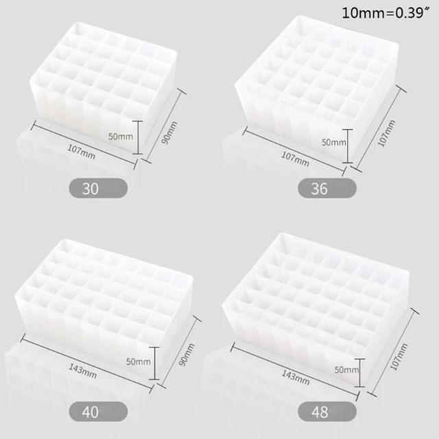 Soporte de almacenamiento para rotuladores, 30/40 ranuras, organizador de  mesa, herramienta multifunción, M5TB - AliExpress