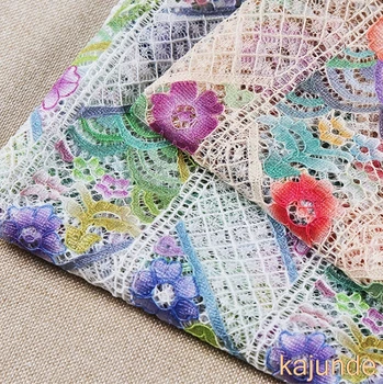 

1 yard new high quality Women flower fabric wide 150cm breathable for DIY handmade accessroies dress Stage costume