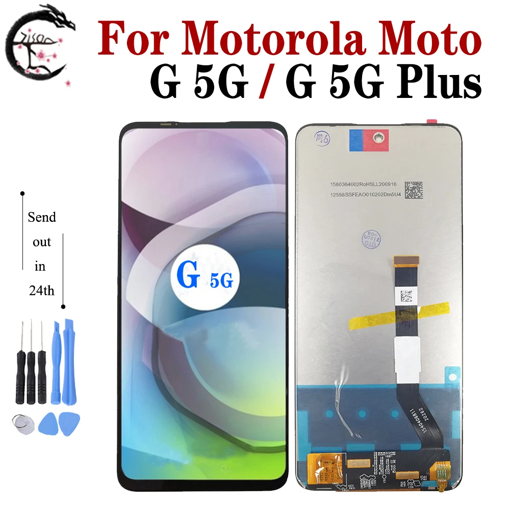 6 7-дюймовый ЖК-дисплей G 5G для Motorola Moto Plus экран мобильного телефона сенсорный