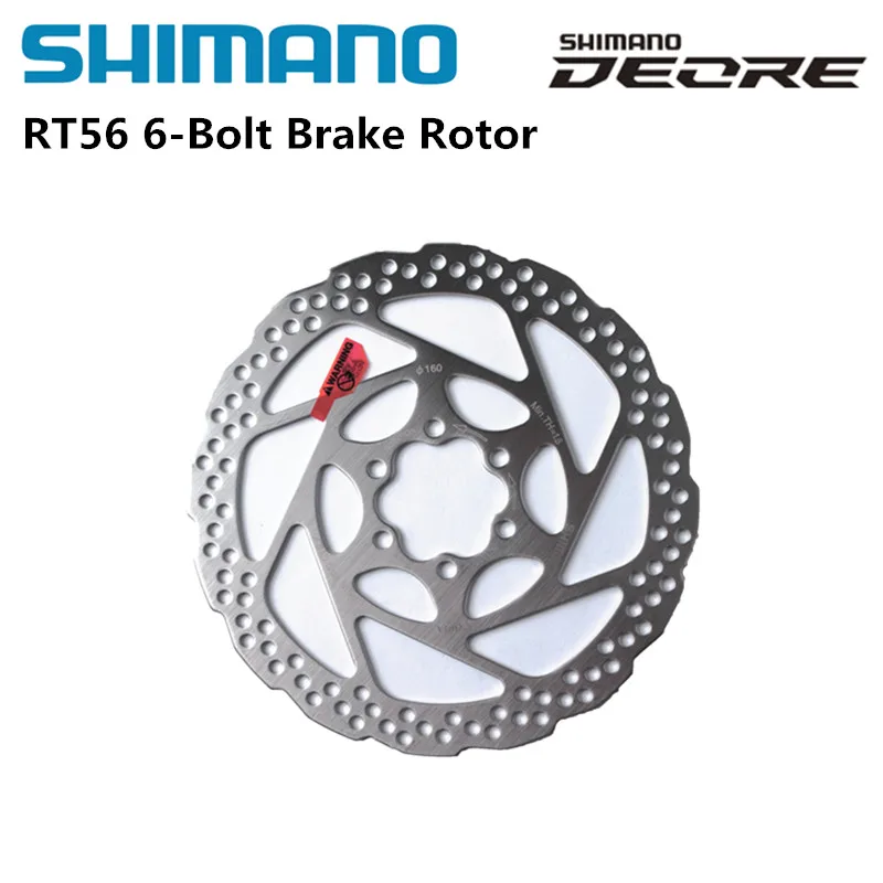 Тормозной диск Shimano Deore RT56 6 болтов M610 горный велосипед ротор для велосипеда M6000 MTB тормозной 160 мм 180