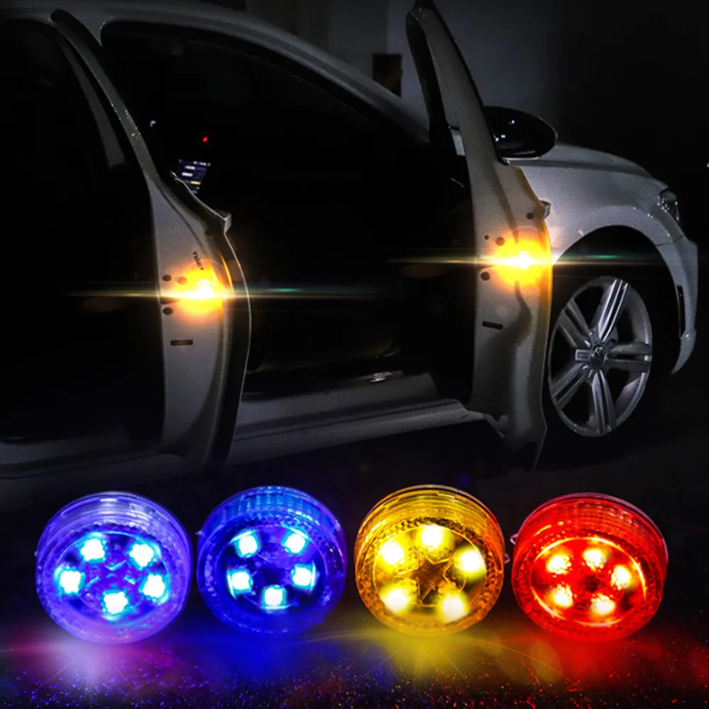 LED Car Door Opening Warning Lights for skoda octavia fabia rapid