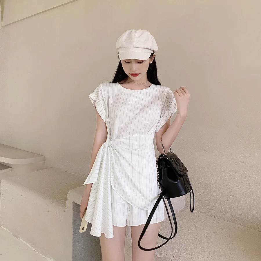 

Photo Shoot 2019 Very xian gao Cold Royal Sister Network hong yang Gas by Age Shorts Two-Piece Set