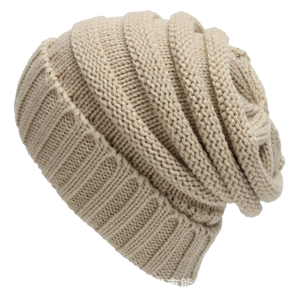 

AliExpress EBay Hot Selling Europe And America Autumn And Winter New Style Warm Ear Protection Yarn Knitted Hat Adult Outdoor Se