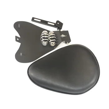 

For Harley Davidson Sportster Honda Yamaha Kawasaki Suzuki Bobber Chopper Moto Solo Seat Baseplate Spring seatPad Saddle bracket