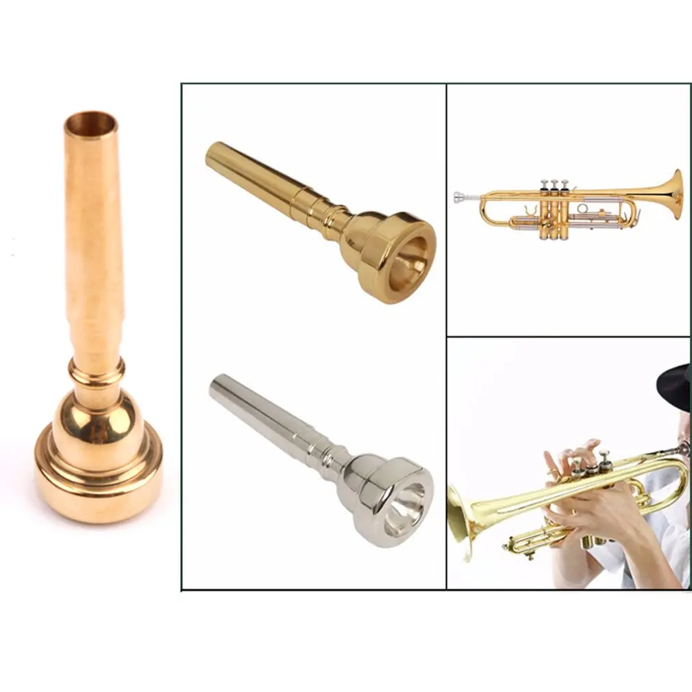 

Replacement Brass Instrument Universal Musical Trumpet Mouthpiece Mini Small Durable Bugle Mouth Tone Accessories