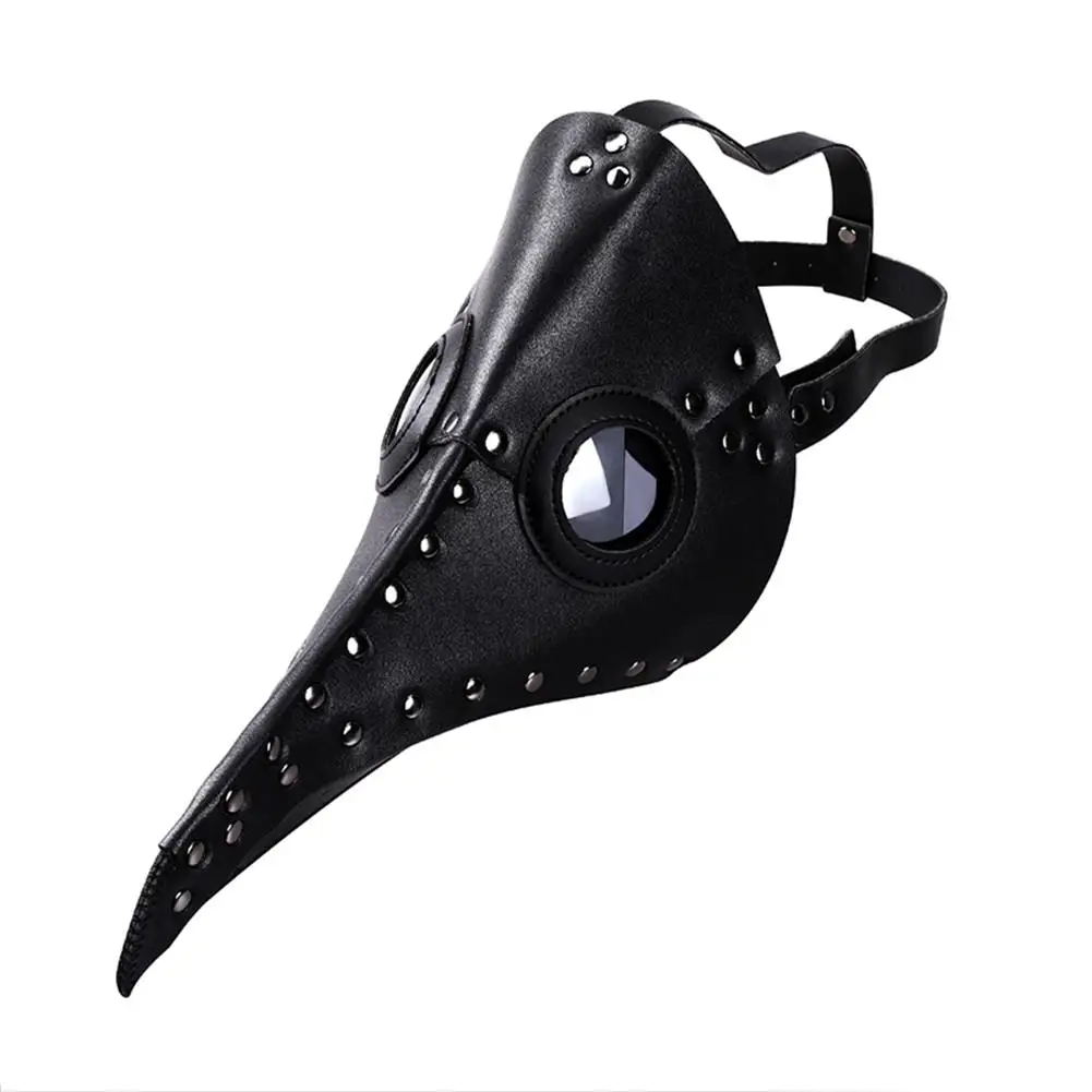 

2019 Steampunk Plague Doctor Bird Mask Long Nose Beak Mask Retro Cosplay Masks Halloween Costume Props Accessories