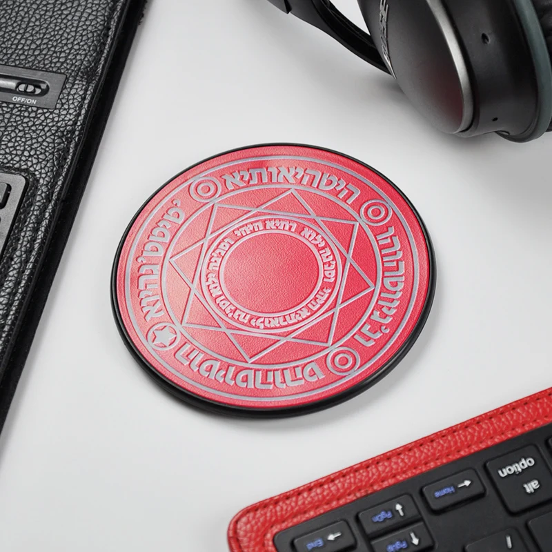 

Cute wireless charger 10W/7.5W Magic Circle Pattern Qi Smart Quick Charge Wireless Charger For Sumsang iPhone 8 plus X XS Max XR