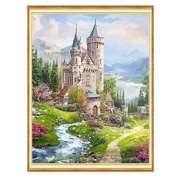 

Meian landscape full square diamond 5D DIY Diamond art 3D Diamond painting Kit cross stitch diamond mosaic photo home decor