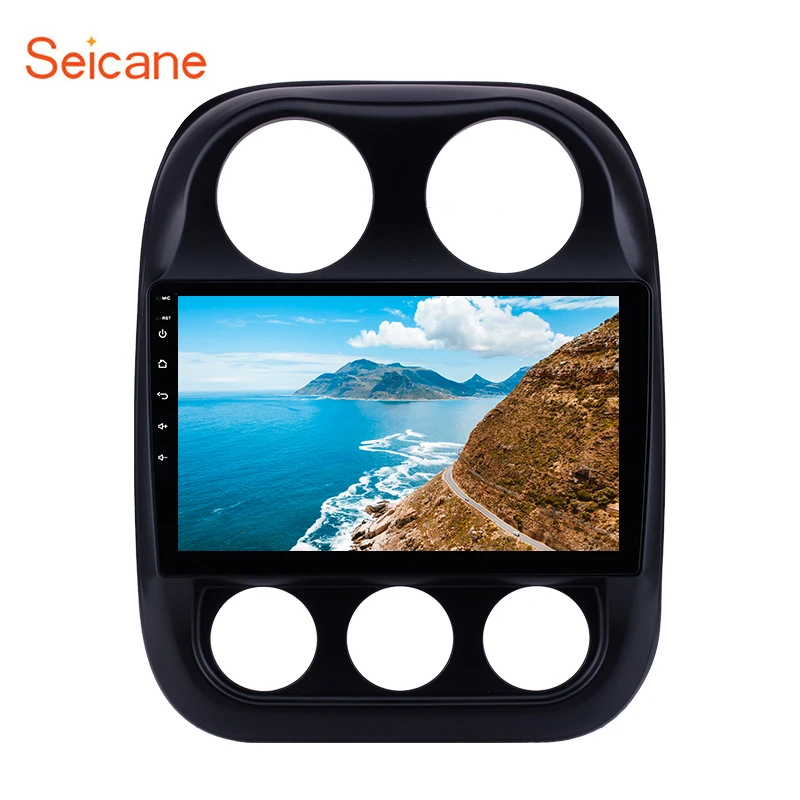 Seicane автомобильный Navi gps 10 1 &quotHD 2Din Android 8 стерео для Jeep Compass 2010 2011 2016 Авто Стерео