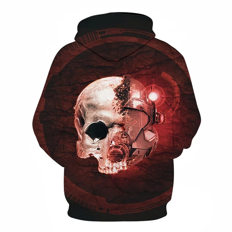 New Hot Fashion 3D HD Printing Skull Autumn Hoodies Series Men / Women Autumn And Winter Sweatshirt Hip hop Hoodies S-6XL