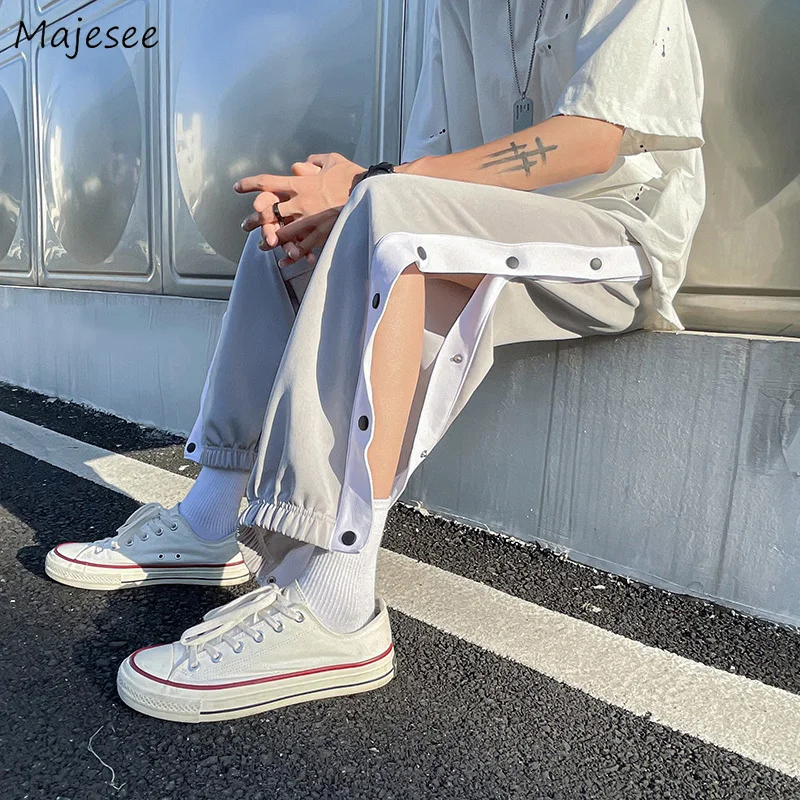 Men Harem Pants Summer Plus Size S-3XL Fashion Patchwork High Street Causal