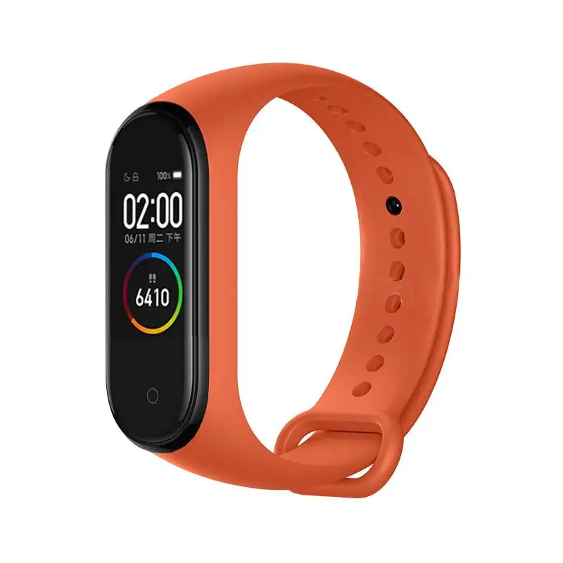 Браслет для Xiaomi mi 3 ремешка 4 силиконовый браслет Band браслета