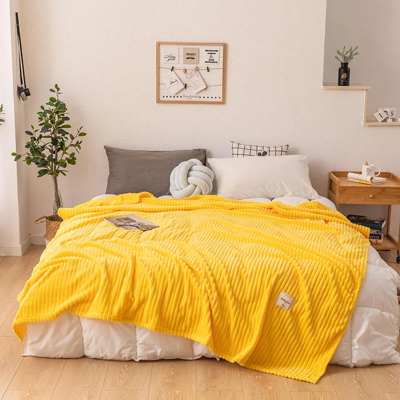yellow summer blanket