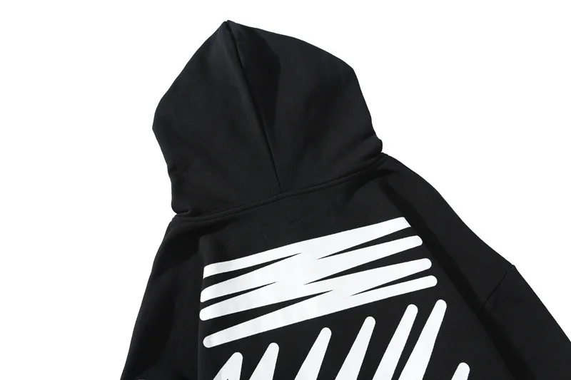 Off-White свободная толстовка с капюшоном с принтом граффити