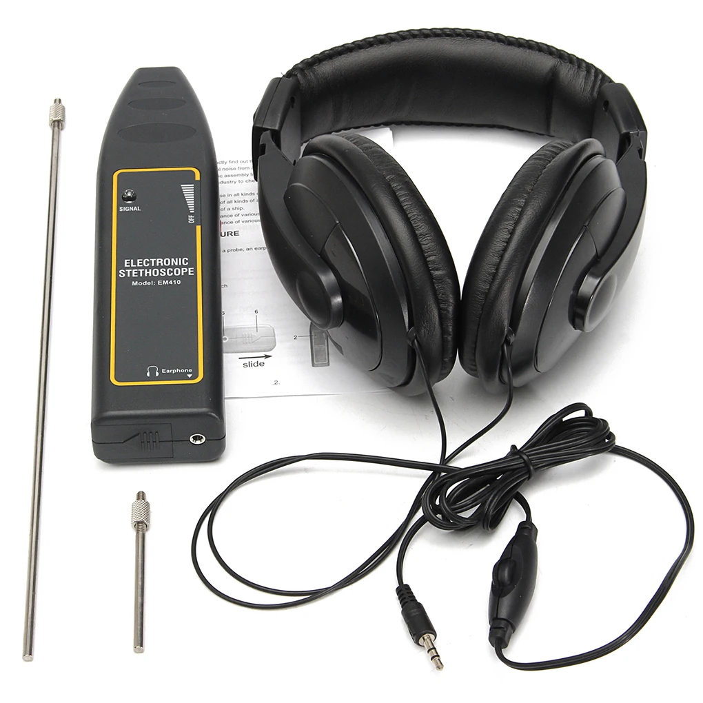 

Leak Detector Water Pipe Electronic Stethoscope Earphone Car Detection Equipment 100Hz-10kHz