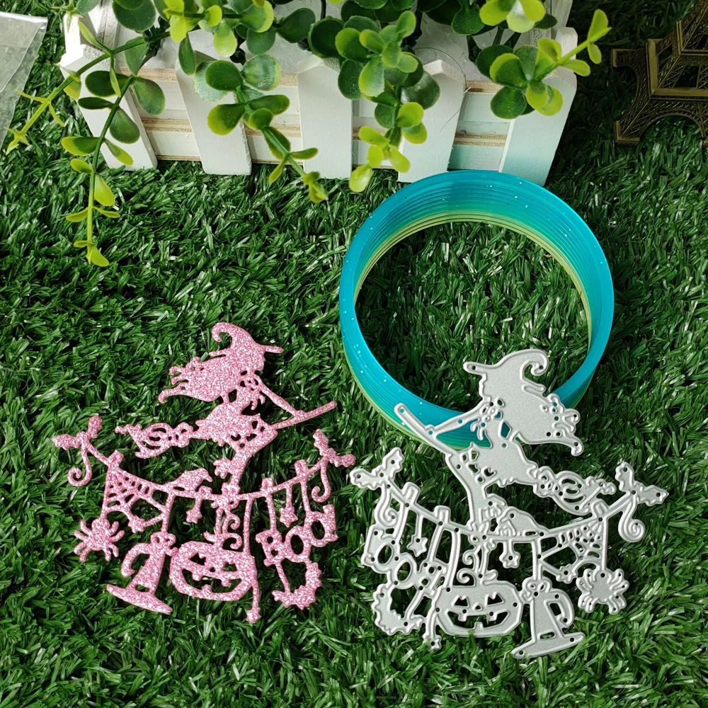 

Happy Halloween ghost design metal cutting mould, funny picture scrapbook card DIY decoration new
